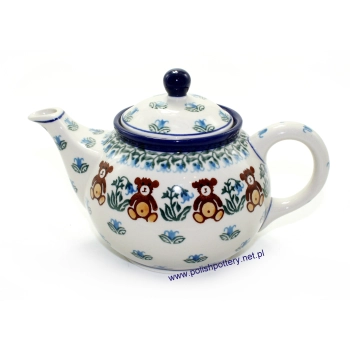 Czajnik 0,9L z sitkiem dek. 1137X Brązowy Miś